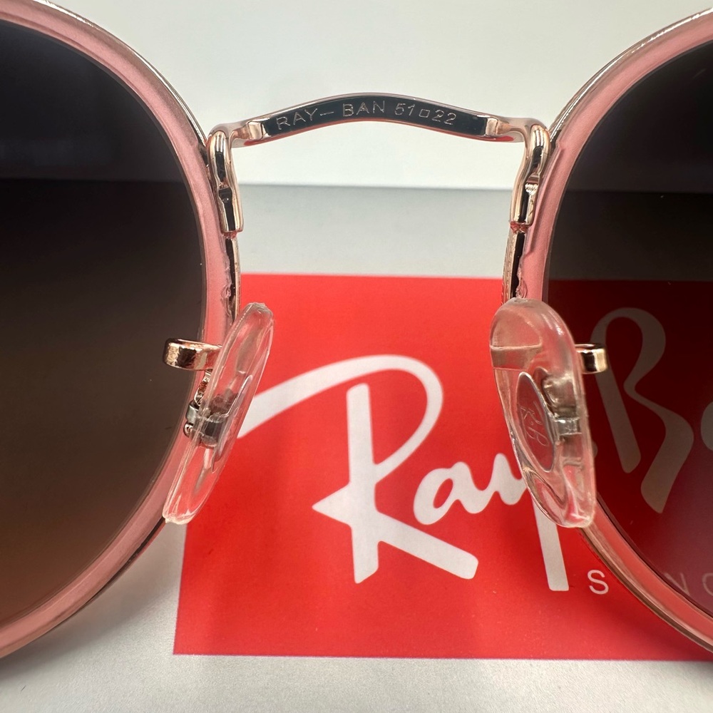 Ray-Ban Pink Round Sunglasses - Picture 8 of 11